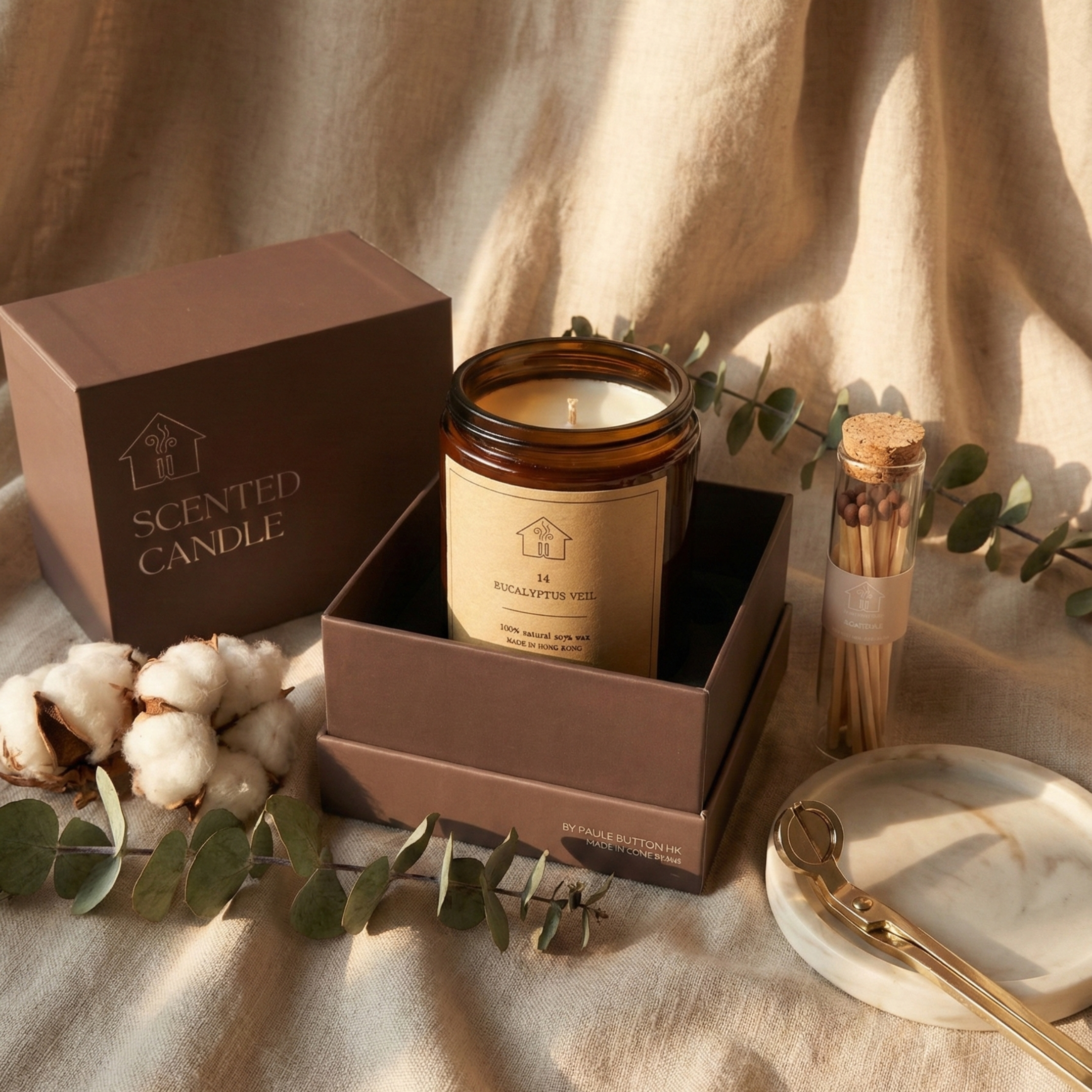 【點亮靜謐時光】Pause Button HK 植萃香氛蠟燭｜溫暖燭光｜沉浸式居家香氣