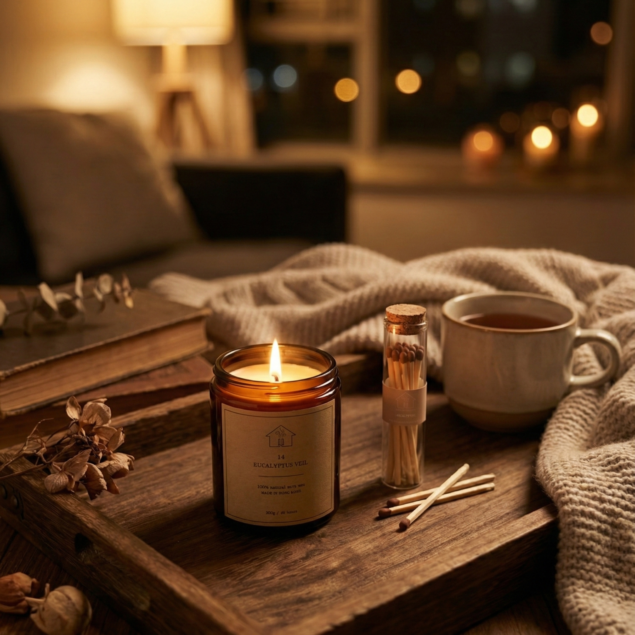 【點亮靜謐時光】Pause Button HK 植萃香氛蠟燭｜溫暖燭光｜沉浸式居家香氣