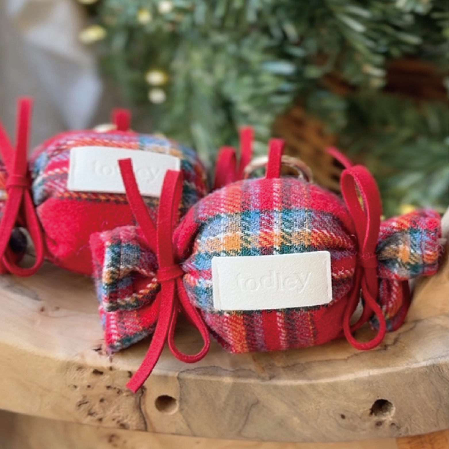 毛呢糖果鑰匙圈