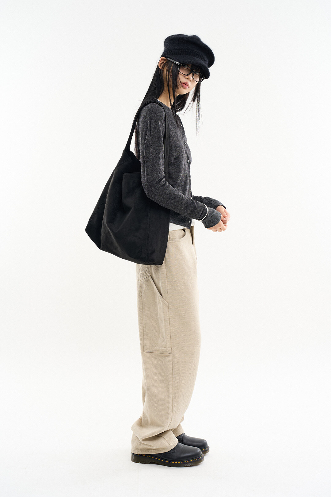 RAUCOHOUSE 針織學院帽 造型帽子 毛帽 編織