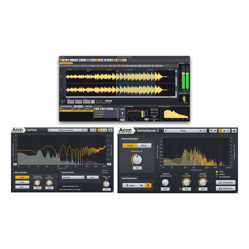 Acon Digital Acoustica Post Production Suite｜後製軟體套裝