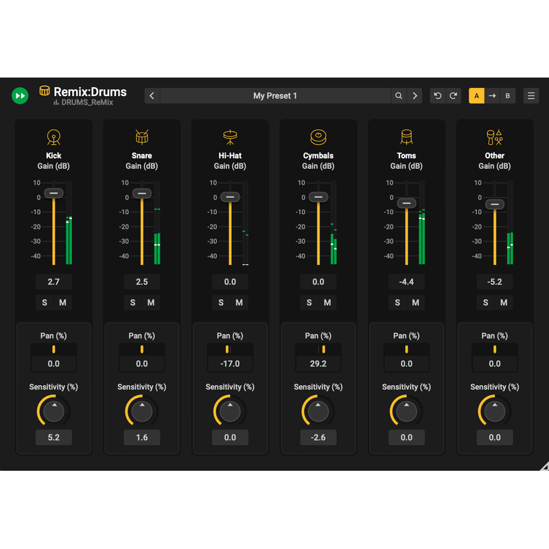 Acon Digital Remix:Drums｜鼓組分離工具