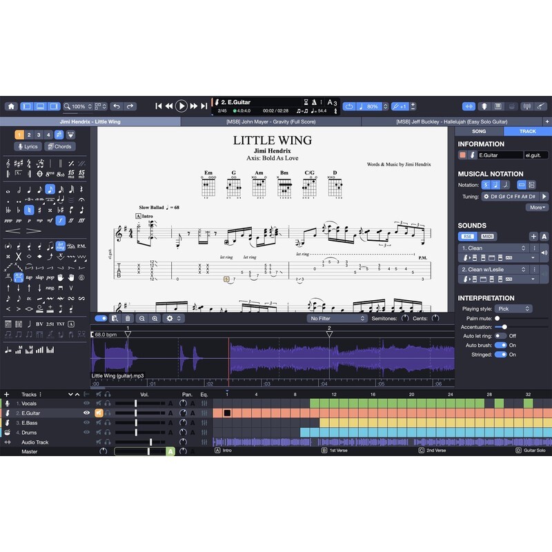 Arobas Guitar Pro 8 E｜製譜軟體