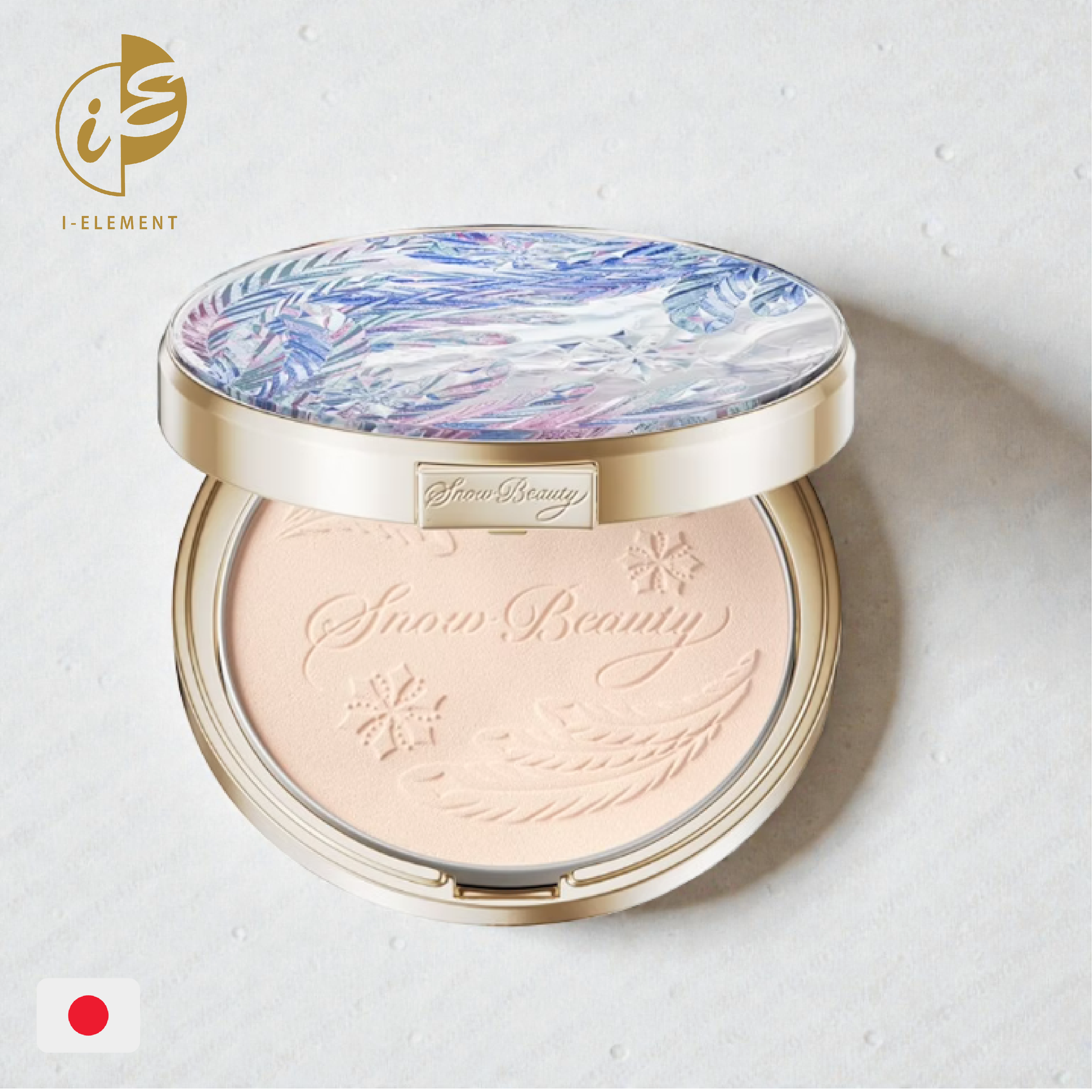 SHISEIDO 資生堂Snow Beauty日夜兩用蜜粉餅限定套裝2025(粉撲＋化妝袋＋粉芯粉盒)