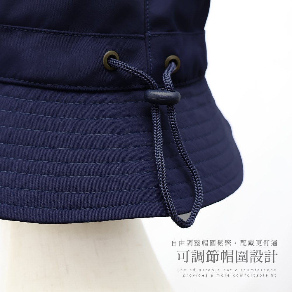 GORE-TEX防曬速乾透氣漁夫可以調節帽圍設計,配戴更加舒適