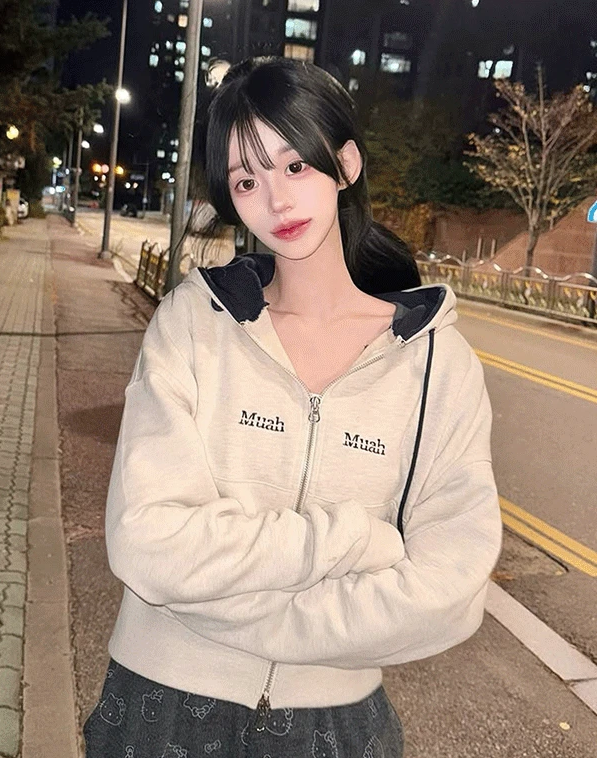 預訂｜MUAHMUAH STITCH COMBIE HOOD ZIPUP