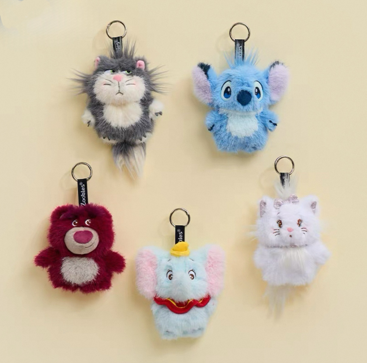 本週限時接單!! Dinsey x Zoobies 迪士尼 正版授權 經典角色耳機包 鑰匙圈 熊抱哥 路西法 吊飾 5款（任買兩件711免運)/預購