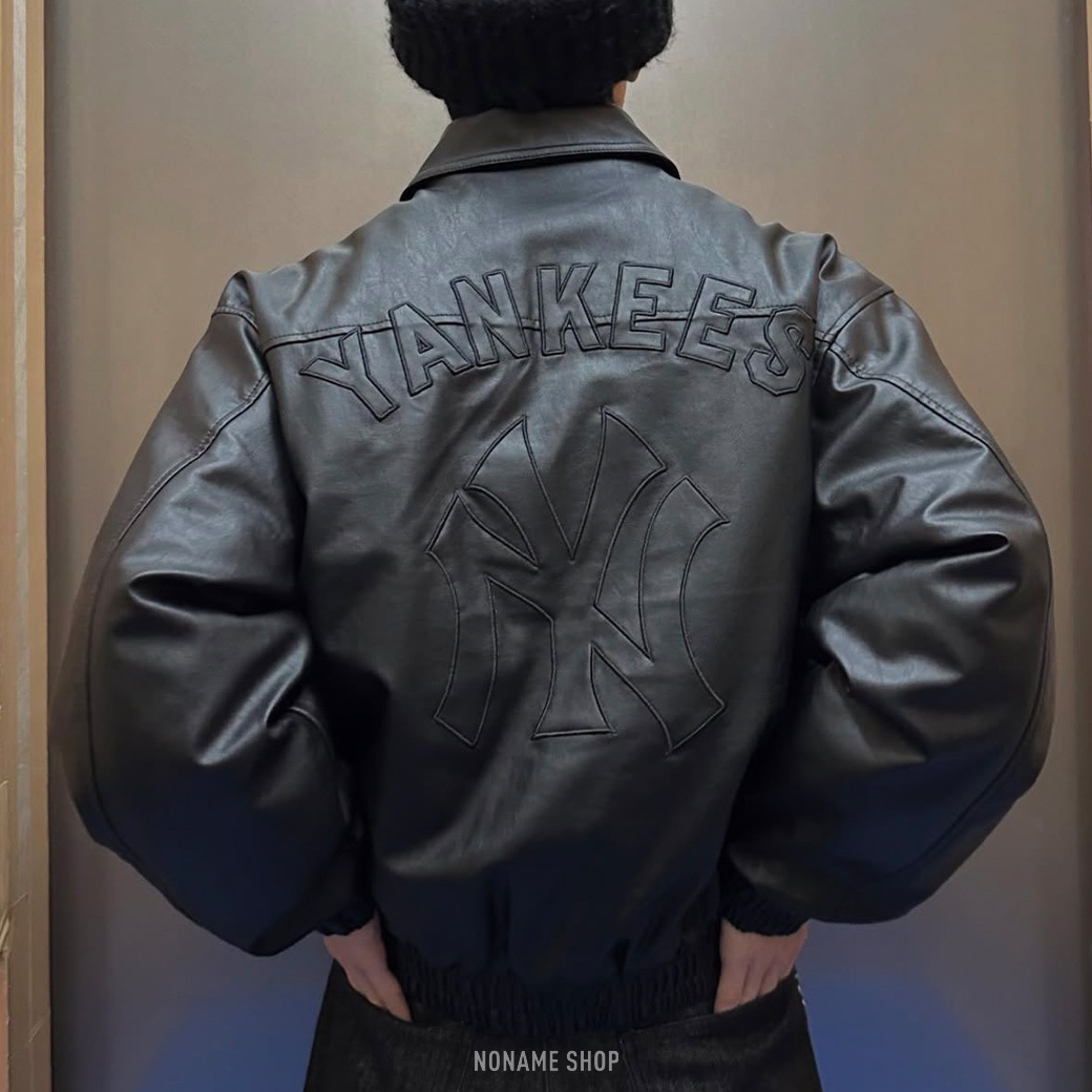 Perushu × MLB 聯名款 皮革 夾克 外套 三色 (男/女同款)