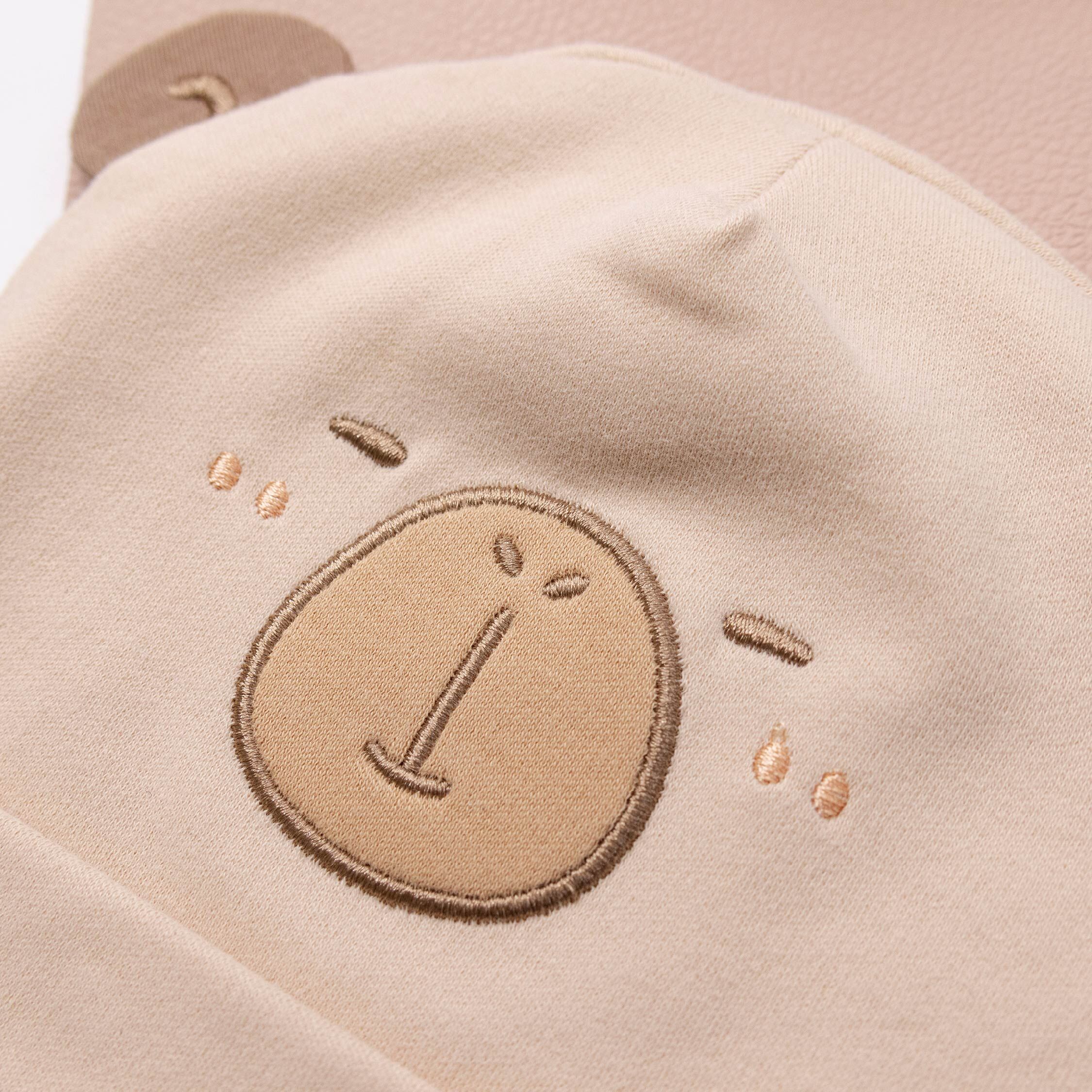 【JA1573】卡皮巴拉雙層寶寶帽＊二色