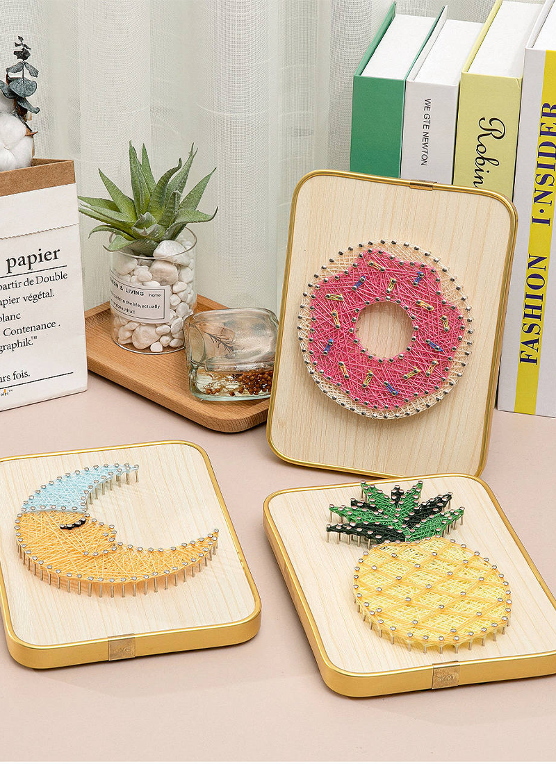 減壓系列-釘子畫DIY弦絲畫繞線畫材料包 TY0685