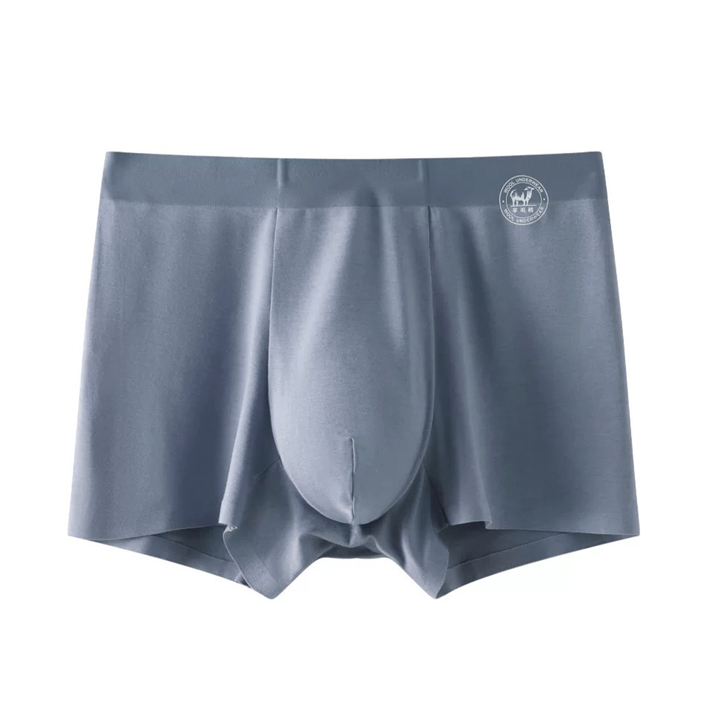 莫代爾+羊毛平口四角內褲 男款 (3色) 22DB8392A