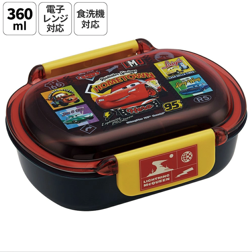 日本製 2026 新版  Skater 圓角餐盒 - 反斗車王