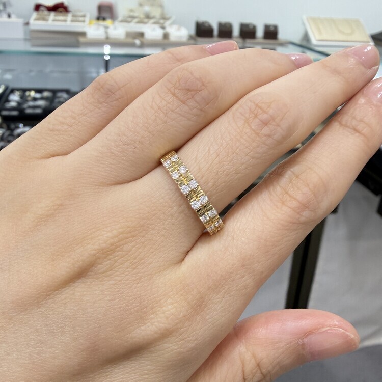 18K金鑽石戒指