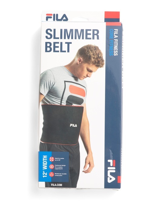 【預購】Q121509 FILA 黑紅色纖細腰帶