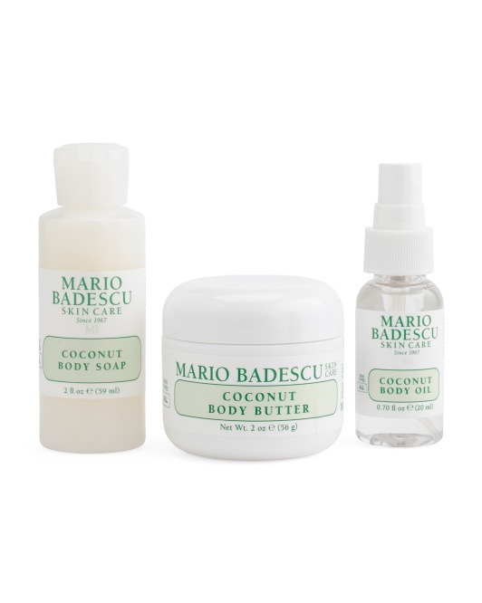 【預購】Q121512 MARIO BADESCU 3件椰子身體旅行套裝