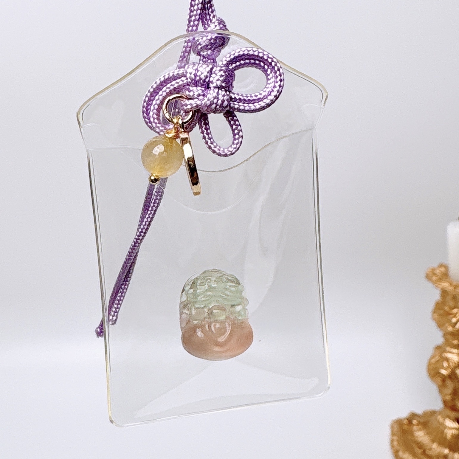 螢石貔貅守護掛飾｜招財｜守財