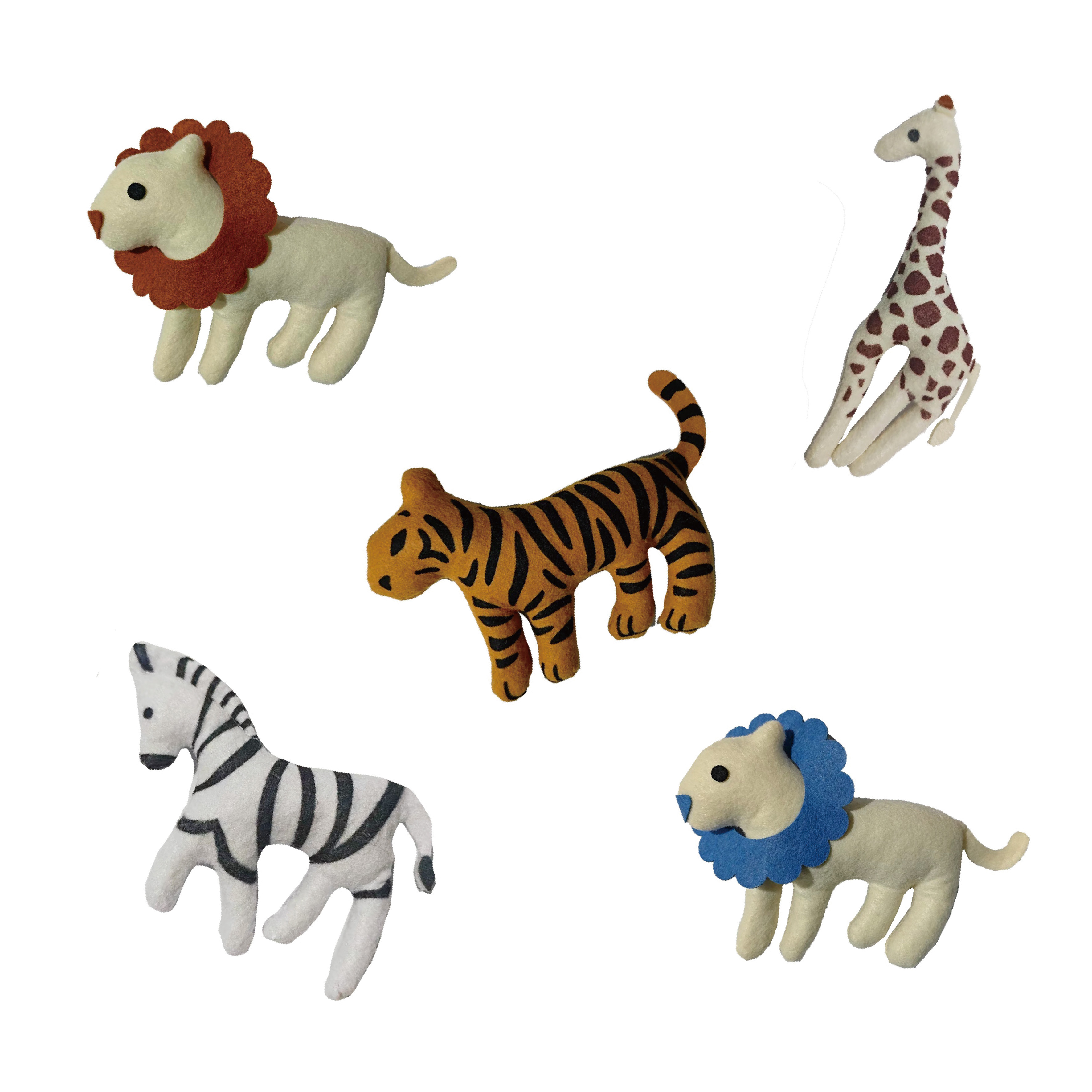 Anfurri - 草原大遷徙系列造型玩具組(五入)