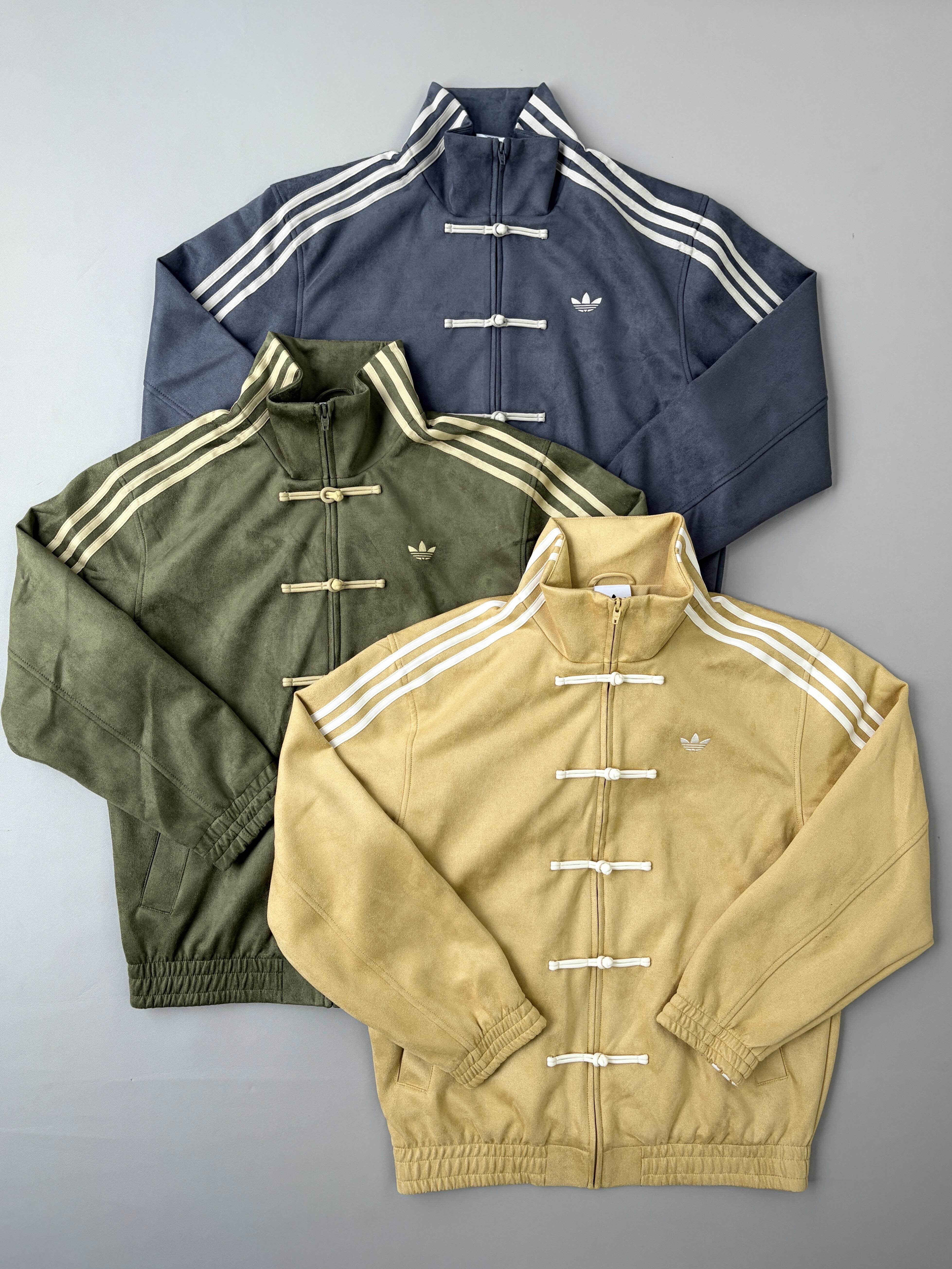 Adidas Originals CTT 3.1 SOFT 新中式 唐裝 拉鍊外套 立領外套 盤扣 絨面 5色(任買兩件711免運)/預購