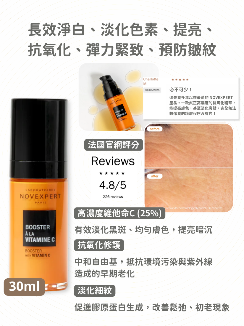 Novexpert - C25抗氧煥膚亮肌精華 [30ml]