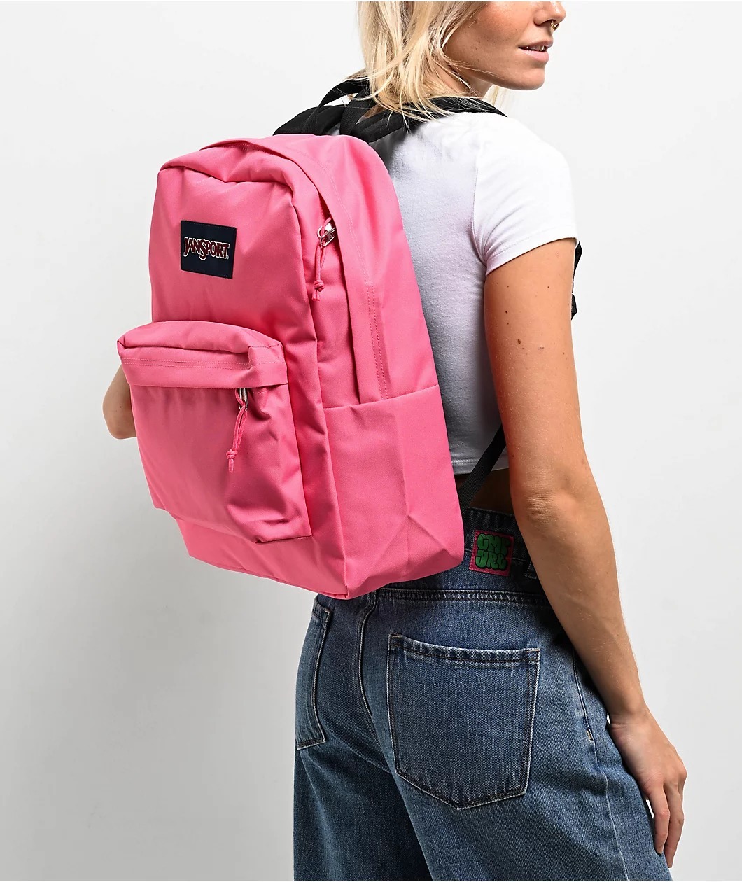 【預購】Q121517 Jansport Superbreak Plus 粉紅高貴背包