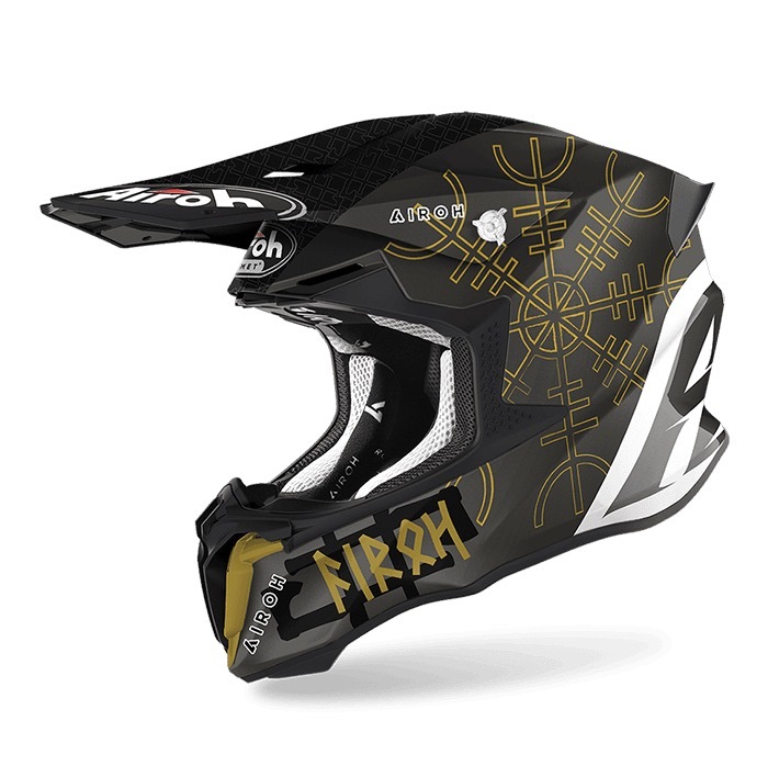 AIROH TWIST 2.0 #34 SWORD 黑灰金彩繪