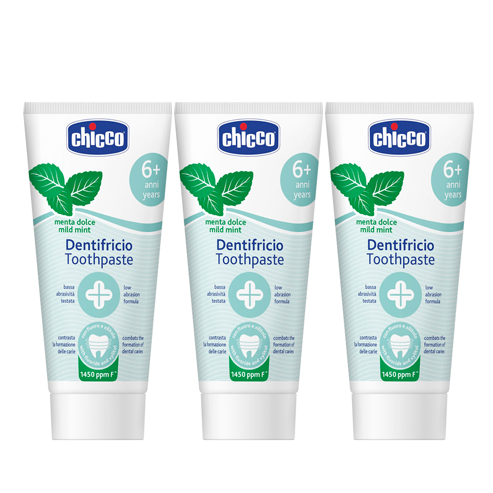 兒童含氟牙膏量販3入組-薄荷