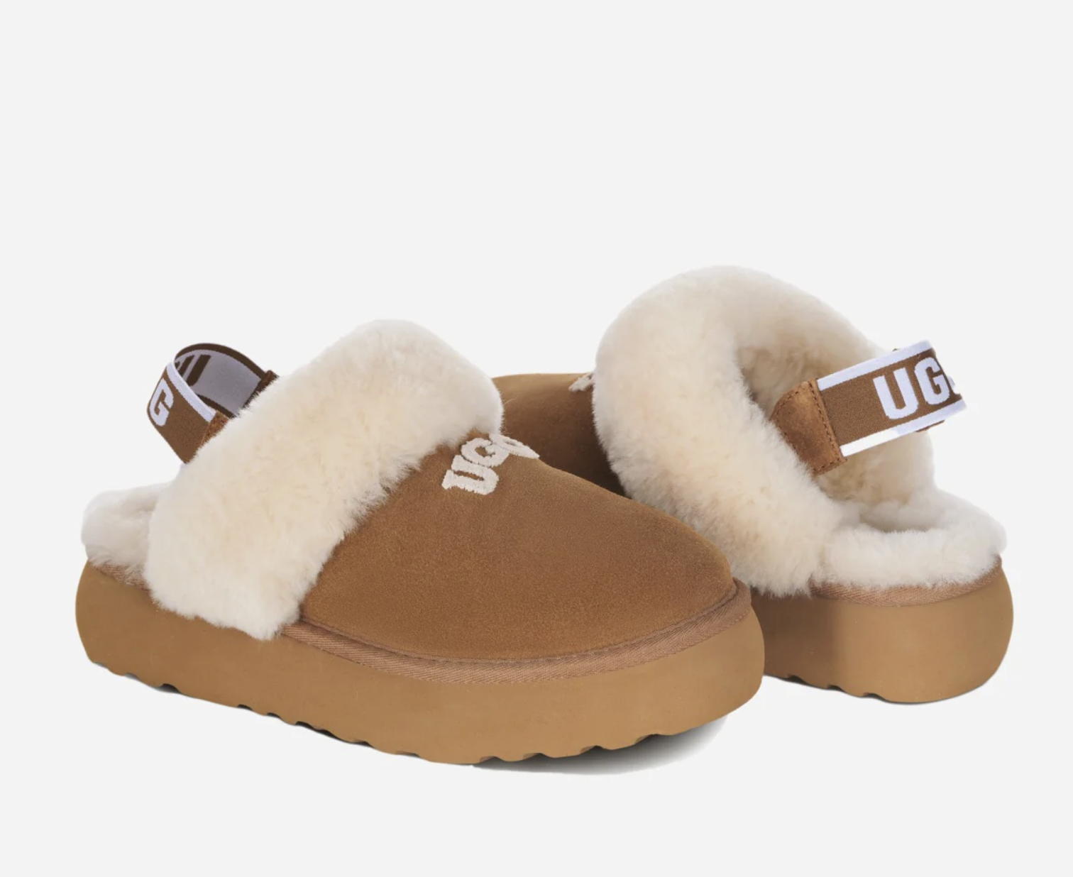 【2色入】UGG Ozlana Logo Cake-Shaped Platform Slipper (Detachable Feature)