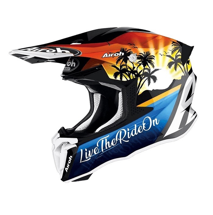 AIROH TWIST 2.0 #33 LAZYBOY 沙灘彩繪