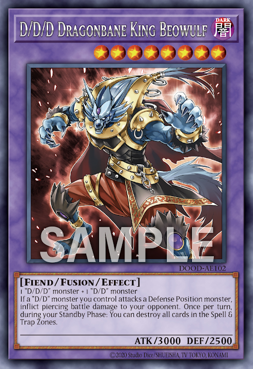 DOOD-AE102 (R)D/D/D Dragonbane King Beowulf(DDD剋龍王 貝奧武夫)