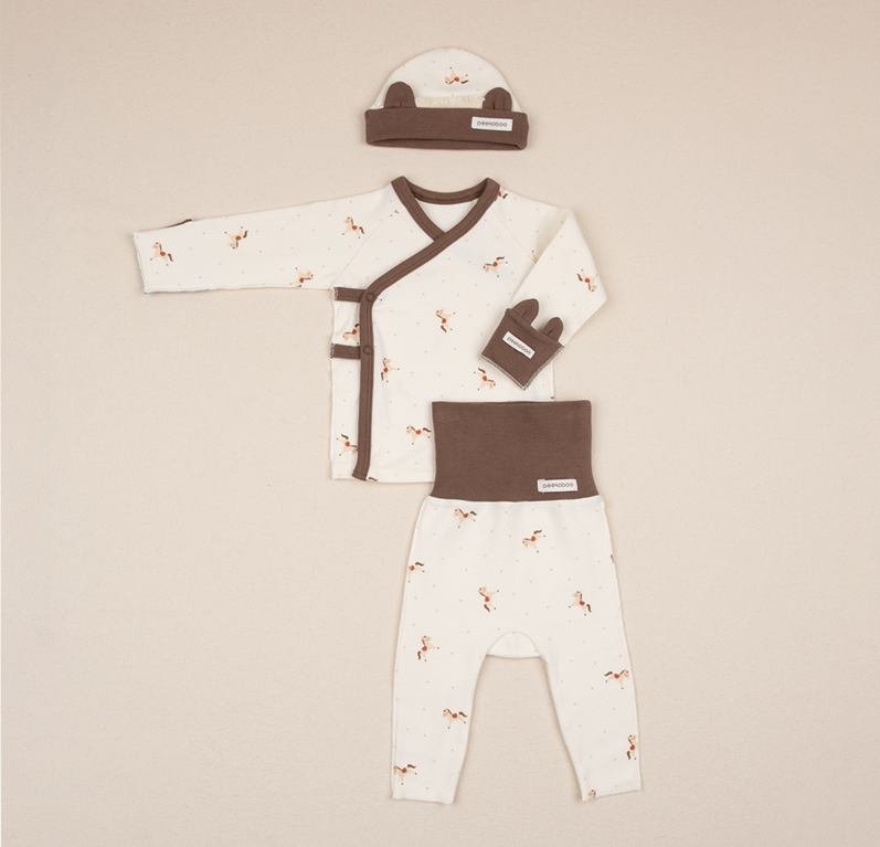 Pony 新生兒長袖套裝