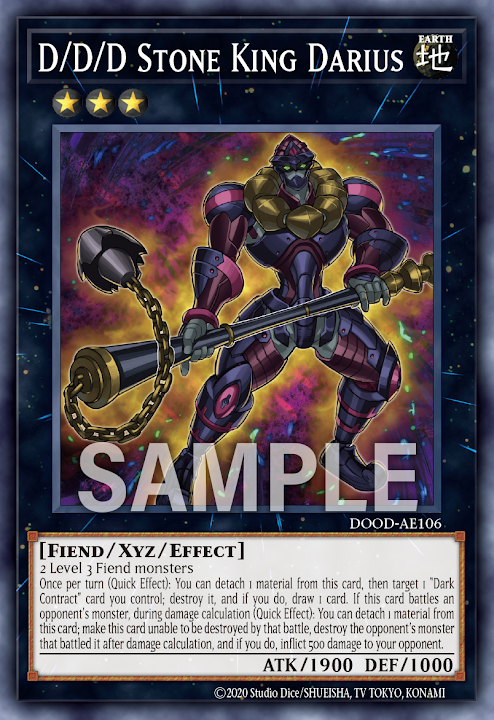 DOOD-AE106 D/D/D Stone King Darius(DDD磐石王 大流士)