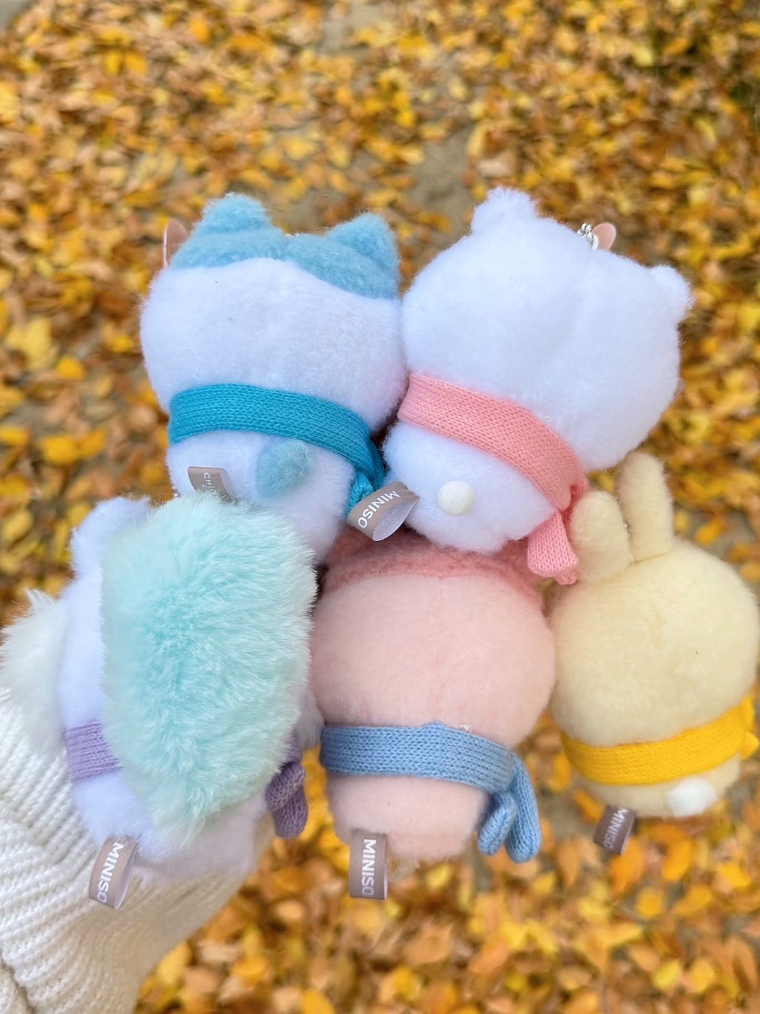 CHIIKAWA 毛絨絨 圍巾系列 吊飾