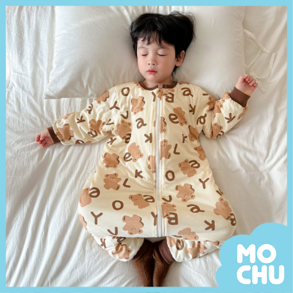 字母熊兒童分腿防踢被