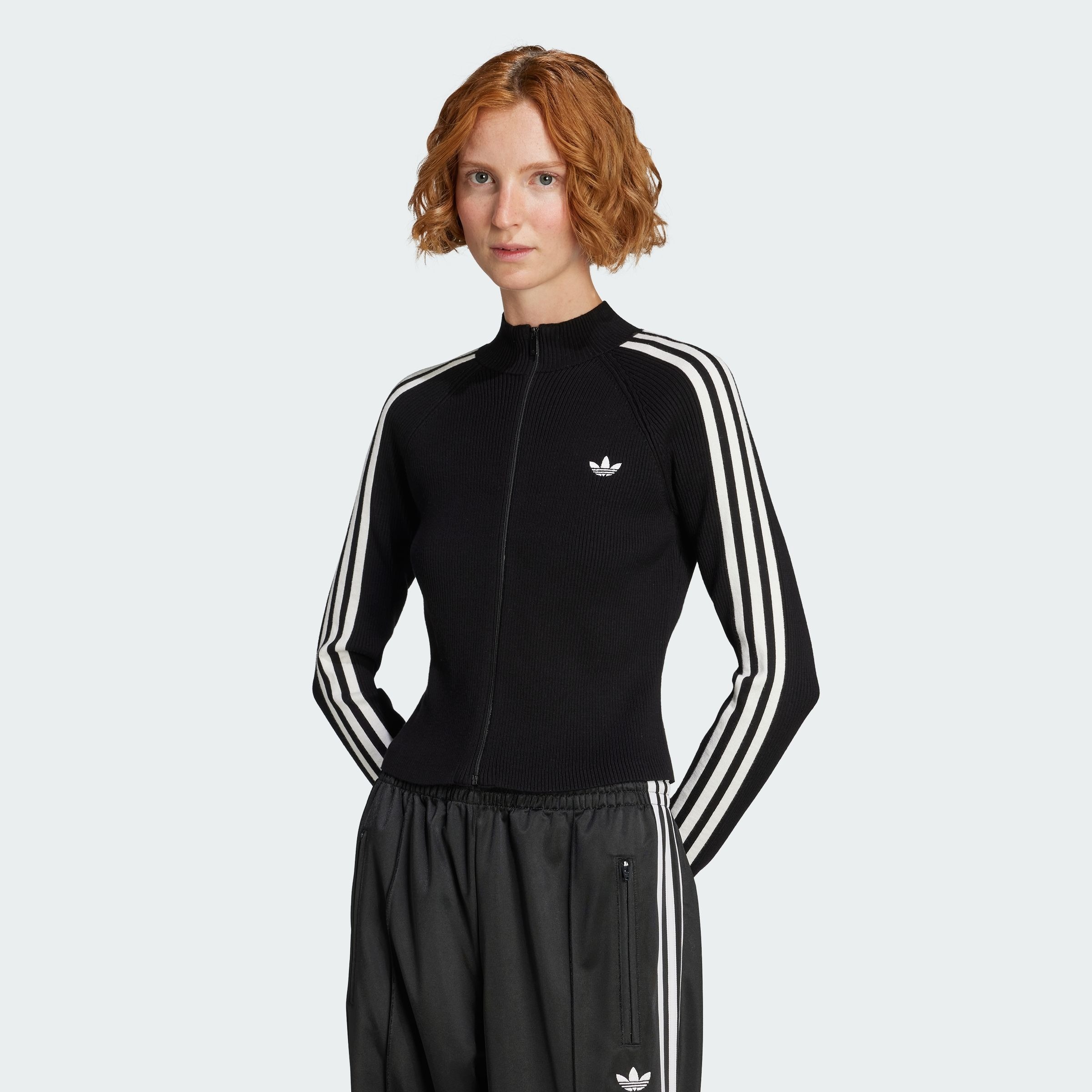 韓國代購 Adidas SLIM KNIT TRACK TOP