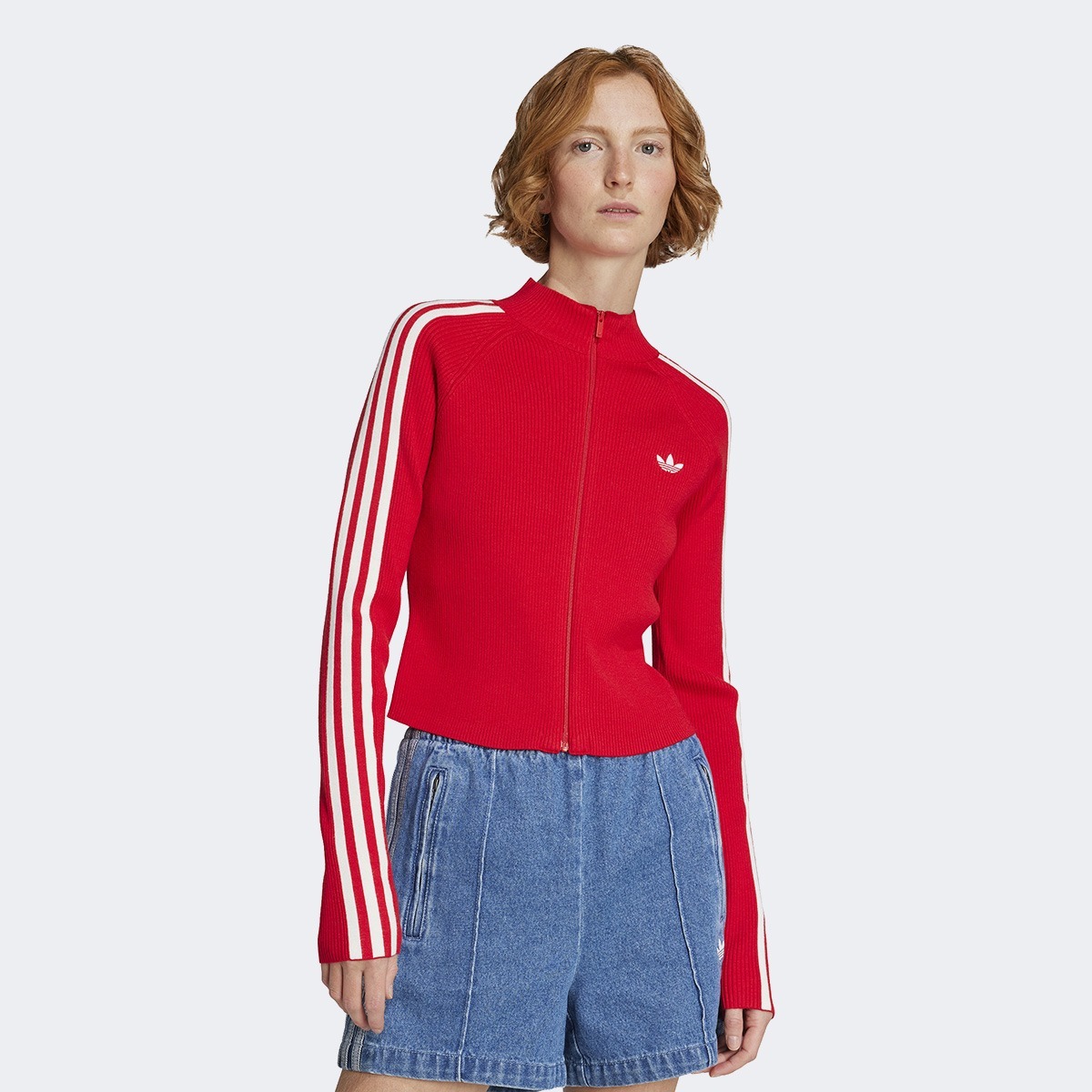 韓國代購 Adidas SLIM KNIT TRACK TOP