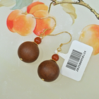 1216GZ53-合香GZ-金桂南紅耳鉤 1對（A53）