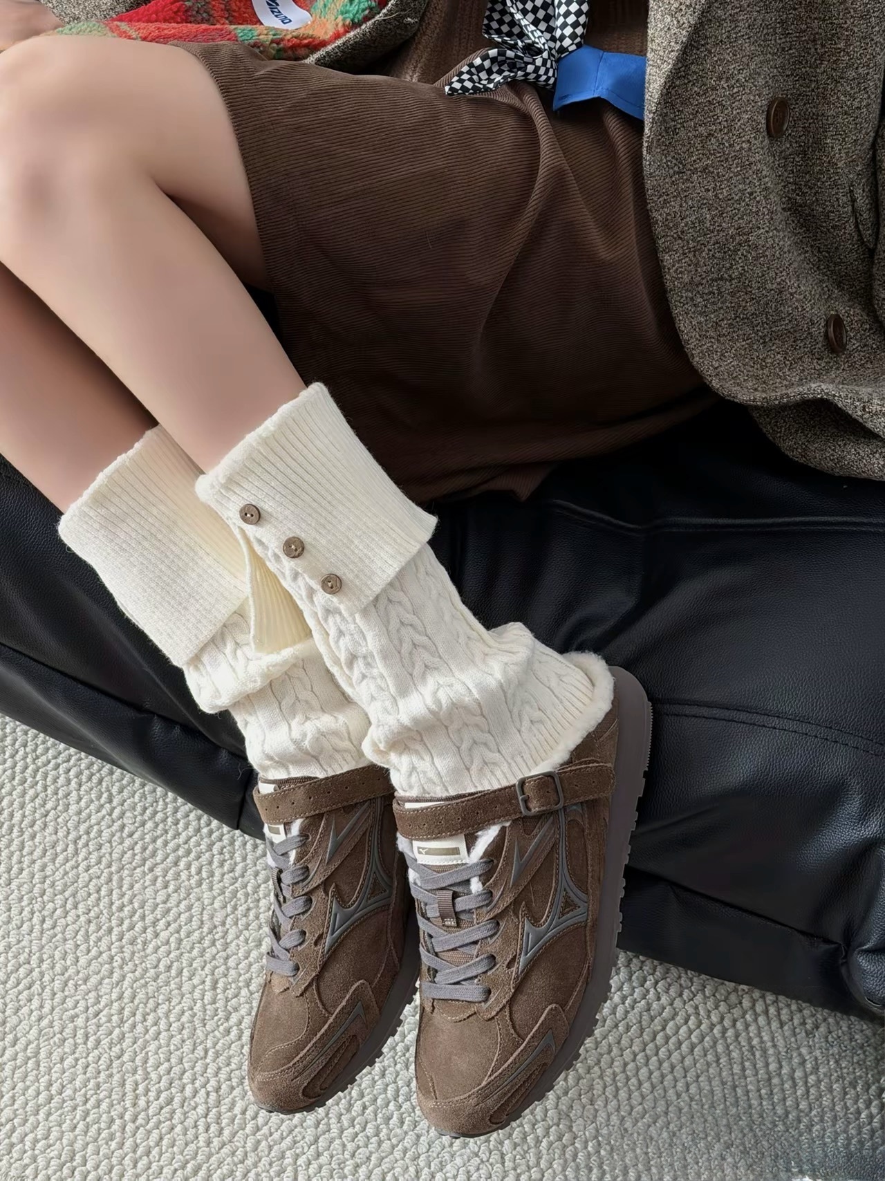 KTQ STORE ‧ MIZUNO LG 60S Slipper "BrownG" 暖棕 美津濃 半拖D1GH252502