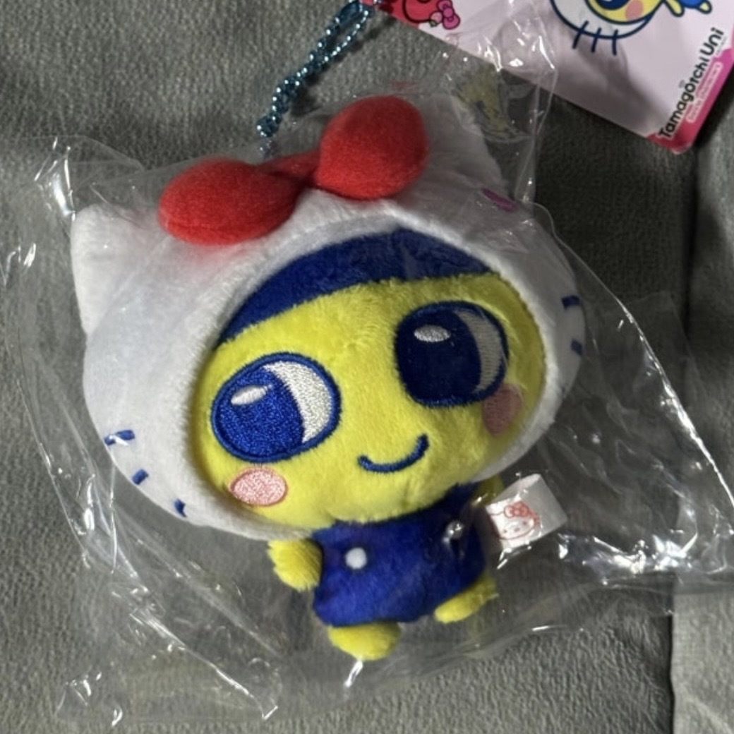 塔麻可吉x 三麗鷗 HELLO KITTY MAMETCHI 麻美吉 凱蒂貓頭套 吊飾