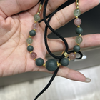 1216GZ72-合香GZ-東閣粉綠草莓晶項鍊 1條（A72）