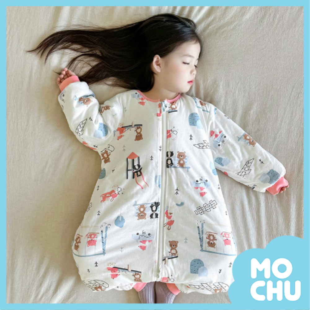 遊樂熊兒童分腿防踢被