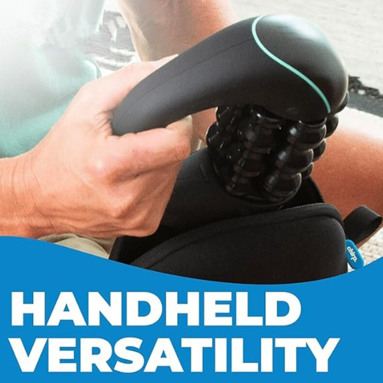 肌肉筋膜電動滾動敲擊按摩器，被按摩槍更易放鬆肌肉筋膜，使用範圍更廣