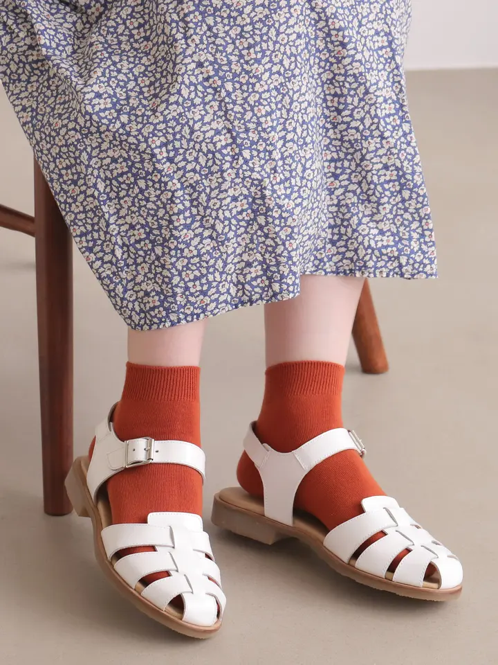 [連線優惠] 靴下屋 定番素色短襪