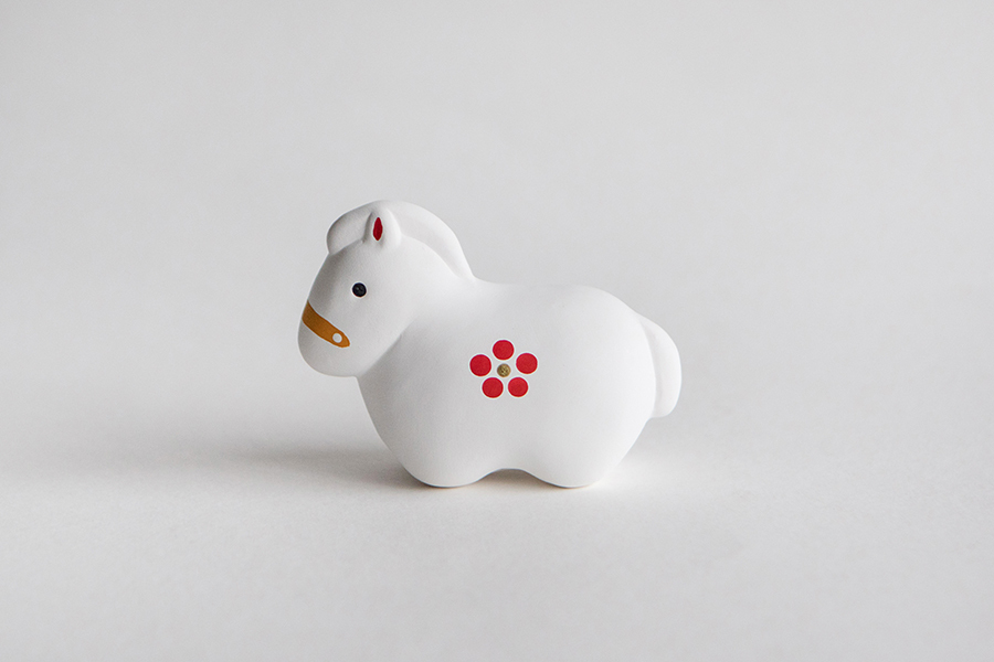 公長齋小菅 - 干支生肖 白馬