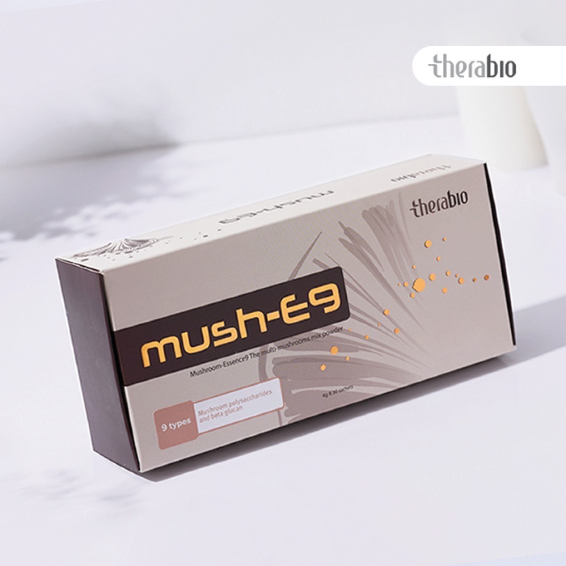 MAS-FFF1217-002 Mush E-9+ 九芝孢子+ (30's x 4g) 21 boxes/ carton (A2)