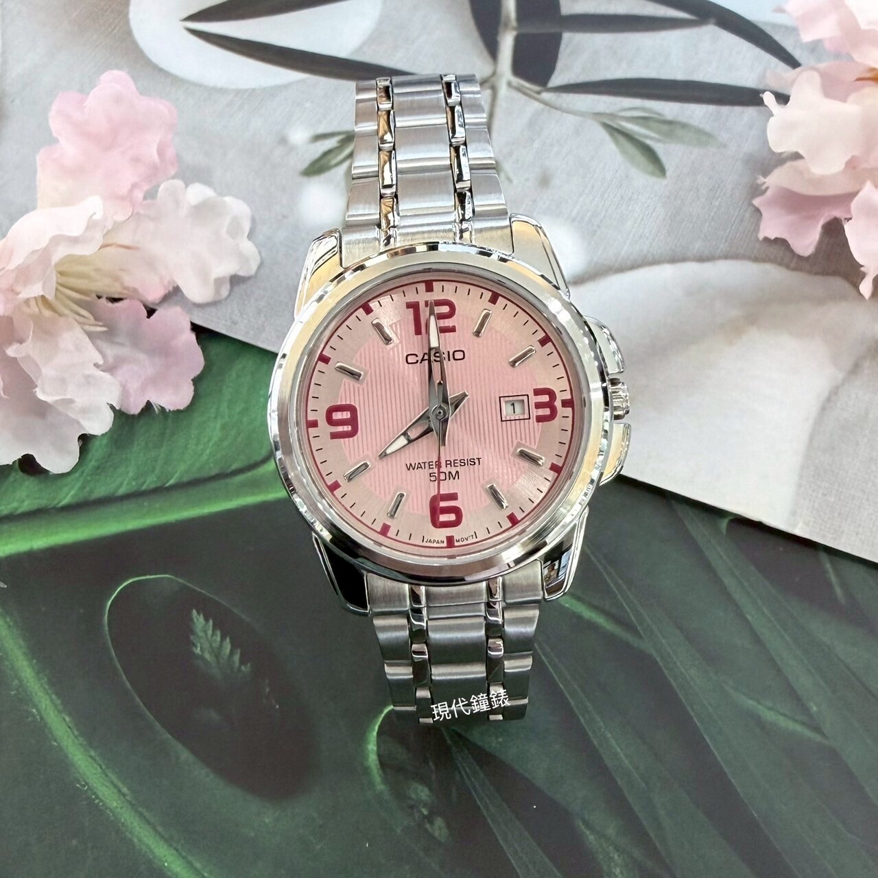 【CASIO 卡西歐】指針女錶LTP-1314D-5A 33.1mm 現代鐘錶