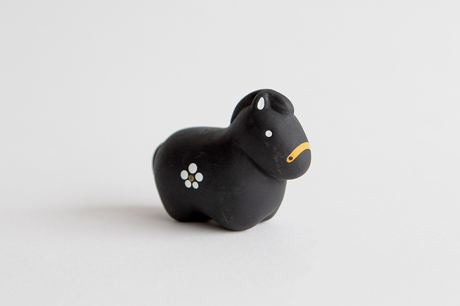 公長齋小菅 - 干支生肖 黑馬