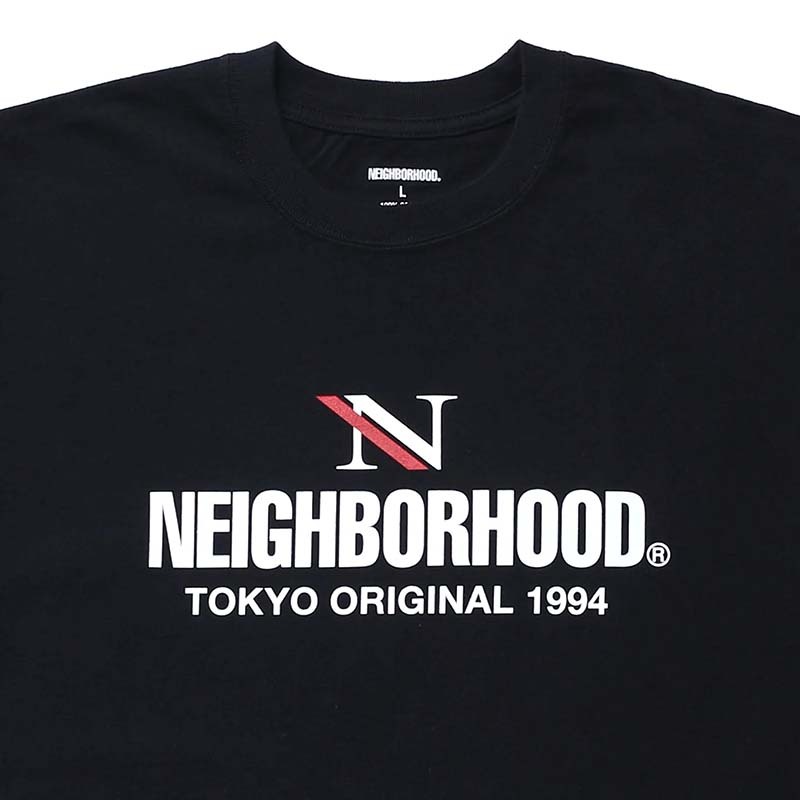 NEIGHBORHOOD 福岡機場限定短T 短袖 黑色 NBHD-14 [台灣現貨]