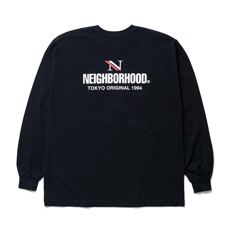 NEIGHBORHOOD 福岡機場限定長T 長袖 黑色 NBHD-15 [台灣現貨]