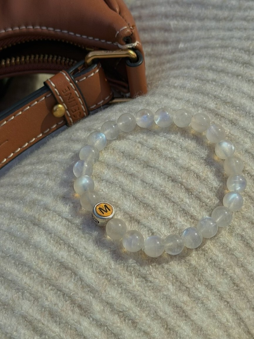 MD冰藍月光石手環