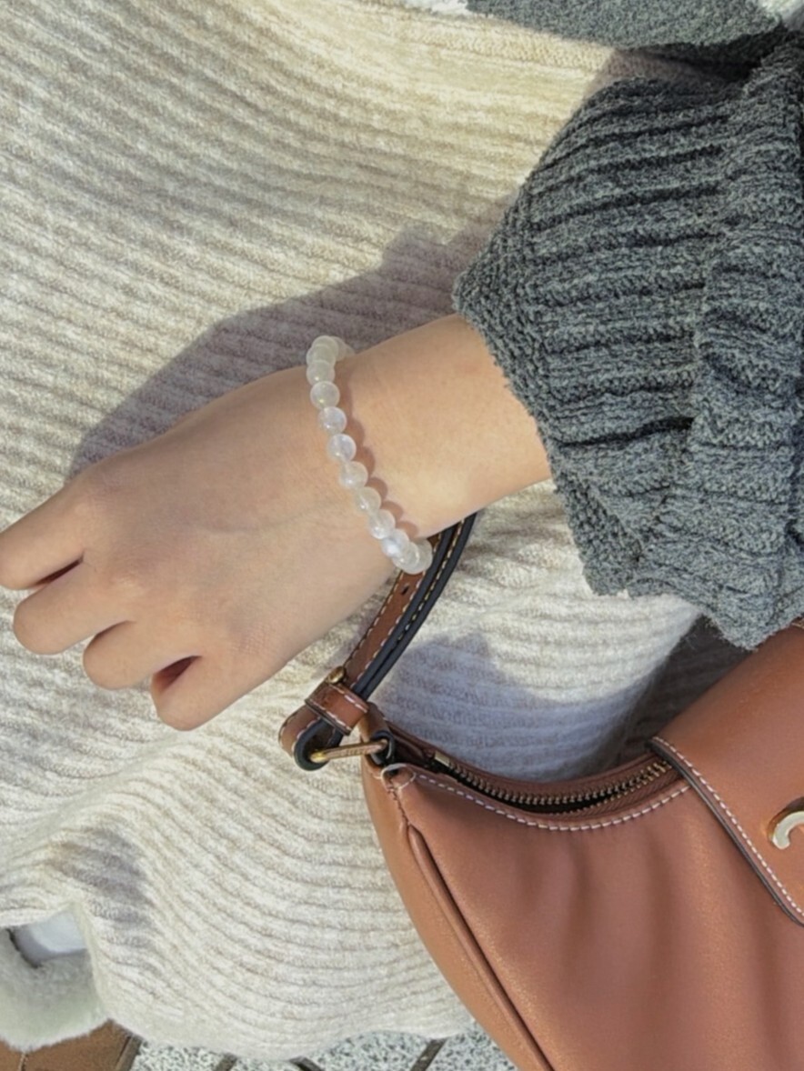 MD冰藍月光石手環